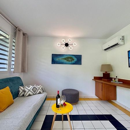 Blue Dream - Le Cocon Miel, Piscine, Restaurant Apartment Folle Anse Bagian luar foto